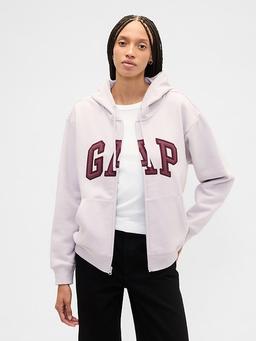 Relaxed Gap Logo Zip Hoodie