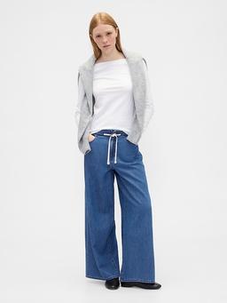 High Rise SuperLight Pull-On Baggy Jeans