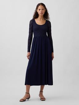 Mixed Media Maxi Dress