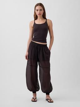Sheer Barrel Joggers