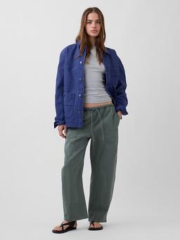 Easy Double-Knee Barrel Pants