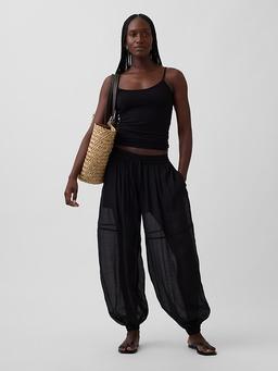 Sheer Barrel Joggers