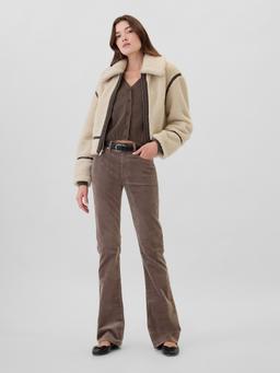 Mid Rise Baby Boot Jeans