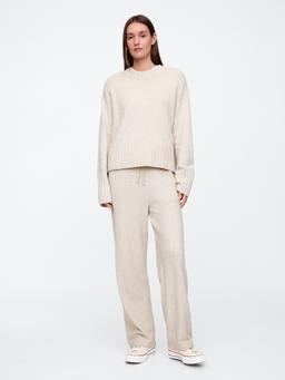 CashSoft Wide-Leg Sweater Pants