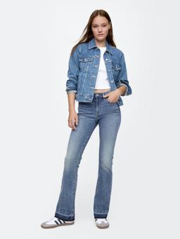 Mid Rise Baby Boot Jeans