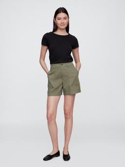 4" High Rise Easy Utility Shorts