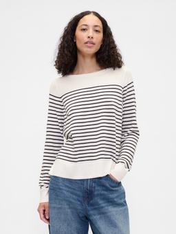 Relaxed Boatneck Sweater