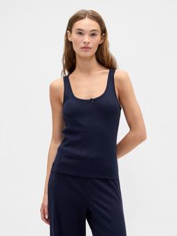 Pointelle Scoopneck PJ Tank Top