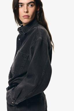 Feather Soft Oversized Denim Shirt