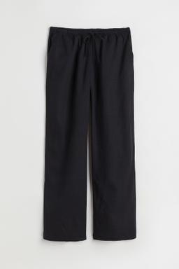 Linen-blend Pull-on Pants