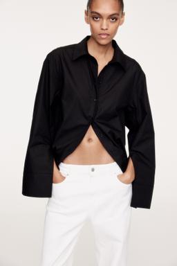 Slit-Cuff Shirt