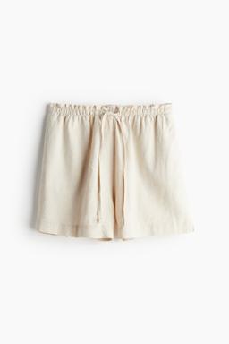 Linen-blend Shorts