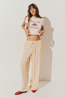 Straight-Leg Drawstring Pants