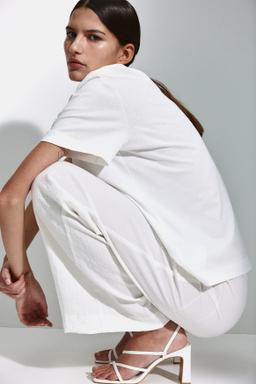 Wide-Leg Pull-On Pants