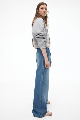 Denim Drawstring Pants
