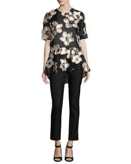 Catherine Slim-Leg Ankle Pants