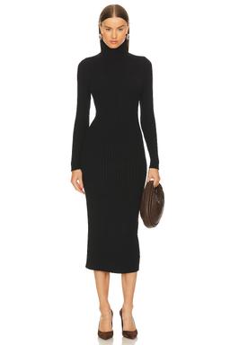 Kylie Rib Midi Dress