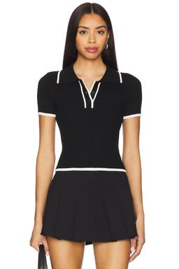 Katrina Knit Polo Top
