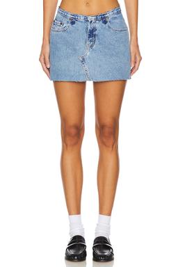 Undone Mini Rise Micro Skirt