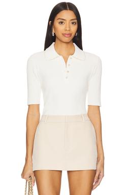 Pearl Trimmed Polo Top