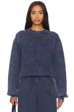 Essential Terry Crew Sweatshirt W/ Puff Paint Logo