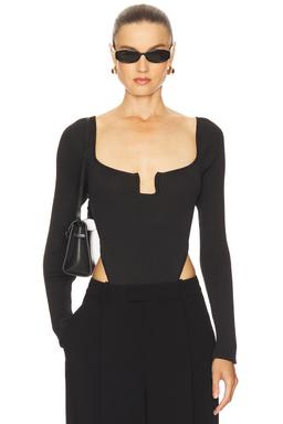 High-waisted Bodysuit