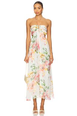Calliope Chiffon Maxi Dress