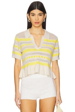 Elvire Knit Polo Pullover