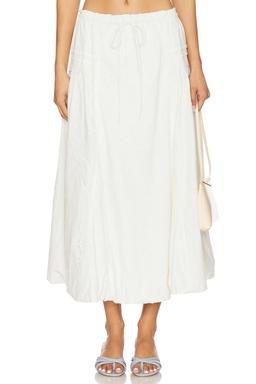 Agatha Puff Midi Skirt