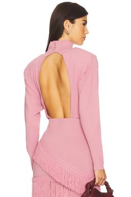 Sarah Open Back Bodysuit