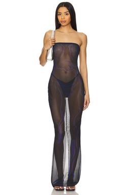 Venus Shell Mesh Dress