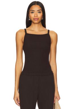 The Sweater Rib Spaghetti Tank