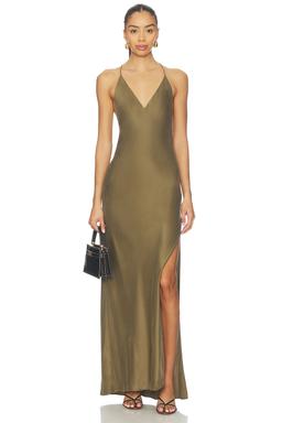 Lydia Silk Maxi Dress