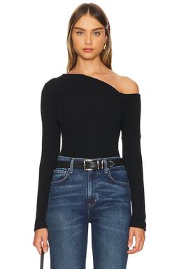 Knit Slouch Shoulder Long Sleeve