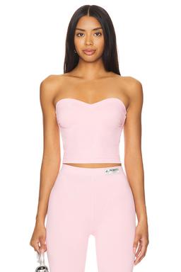Baby Pink Bustier Top