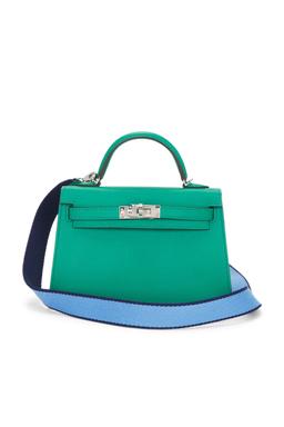 Hermes Veau Epsom Kelly 20 Handbag
