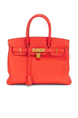 Hermes Clemence Birkin 30 Retourne Handbag