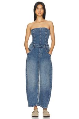 x We The Free Je Suis Pret Barrel Jumpsuit