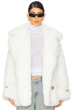 Sophie Faux Fur Peacoat