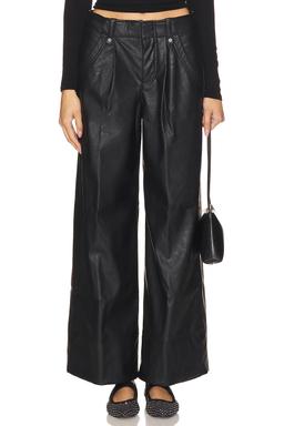 x REVOLVE Afton Faux Leather Trouser
