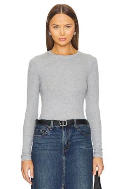 Ribbed Long Sleeve Tee