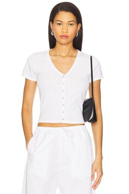 Pointelle Short Sleeve Cardi