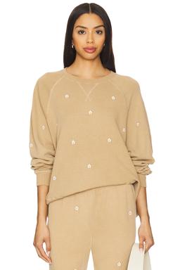 The Slouch Sweatshirt With Daisy Embroidery