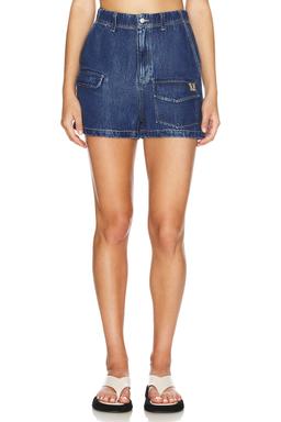 Soft Denim Cargo Short