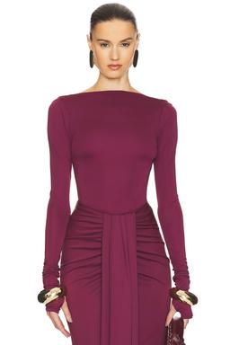 Matte Jersey Long Sleeve Top