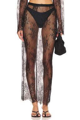 x REVOLVE Dionne Lace Maxi Skirt
