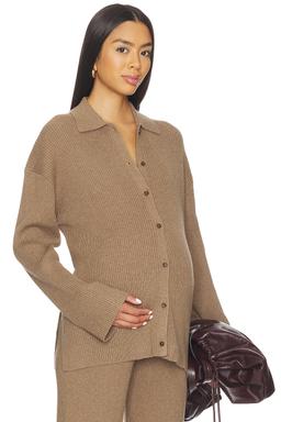 The Beatrice Ribbed Knit Button Down Polo