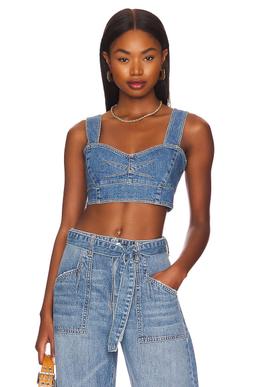 Hayden Denim Bustier