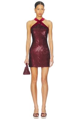 Isla Halter Neck Mini Dress