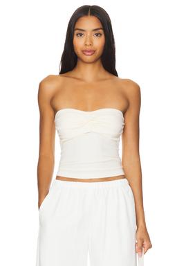 Rosy Strapless Crop Tank